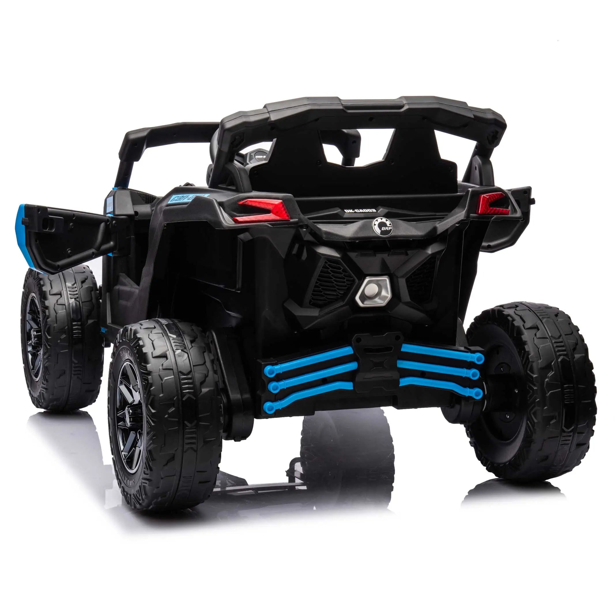 Moderno Kids Can-Am Maverick Custom Edition 24V Kids Ride-On UTV Buggy Car | Blue