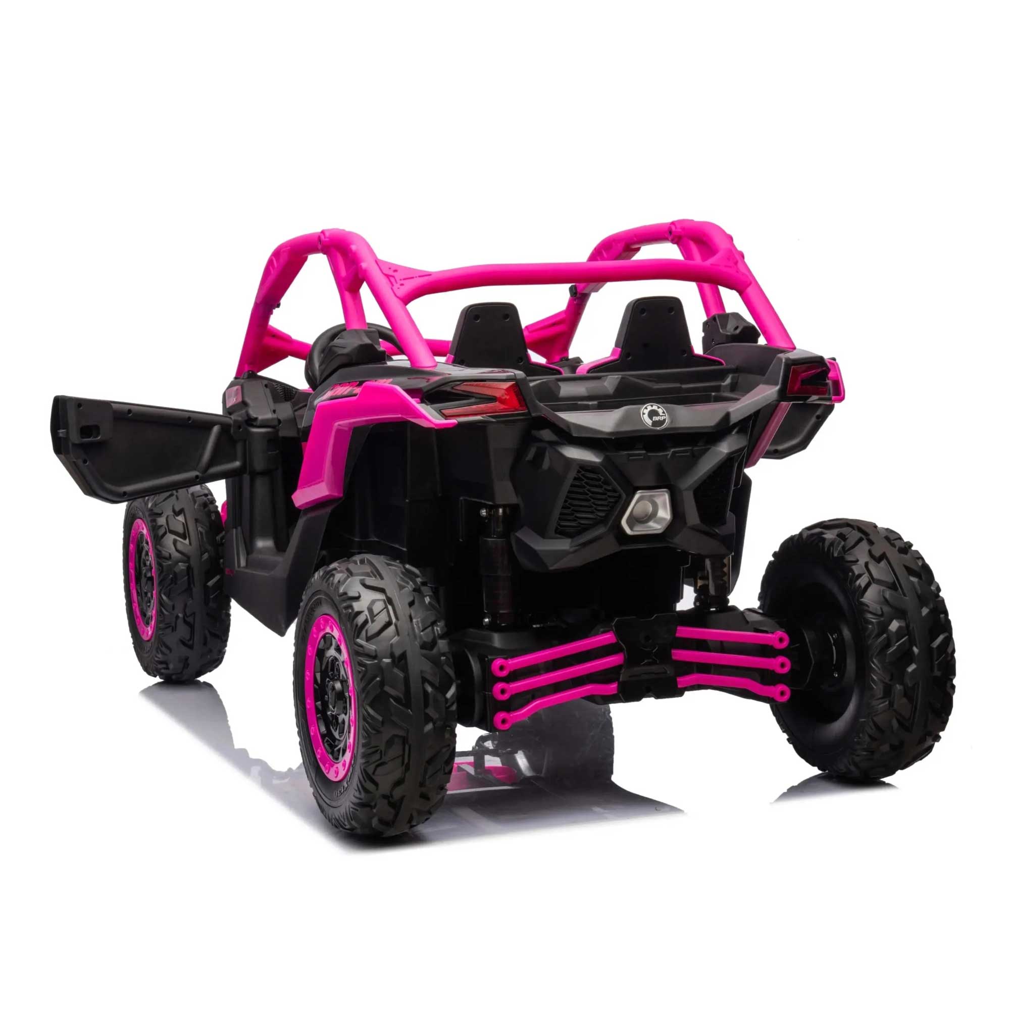 Moderno Kids Can-Am Maverick Custom Edition 24V Kids Ride-On UTV Buggy Car | Deep Pink