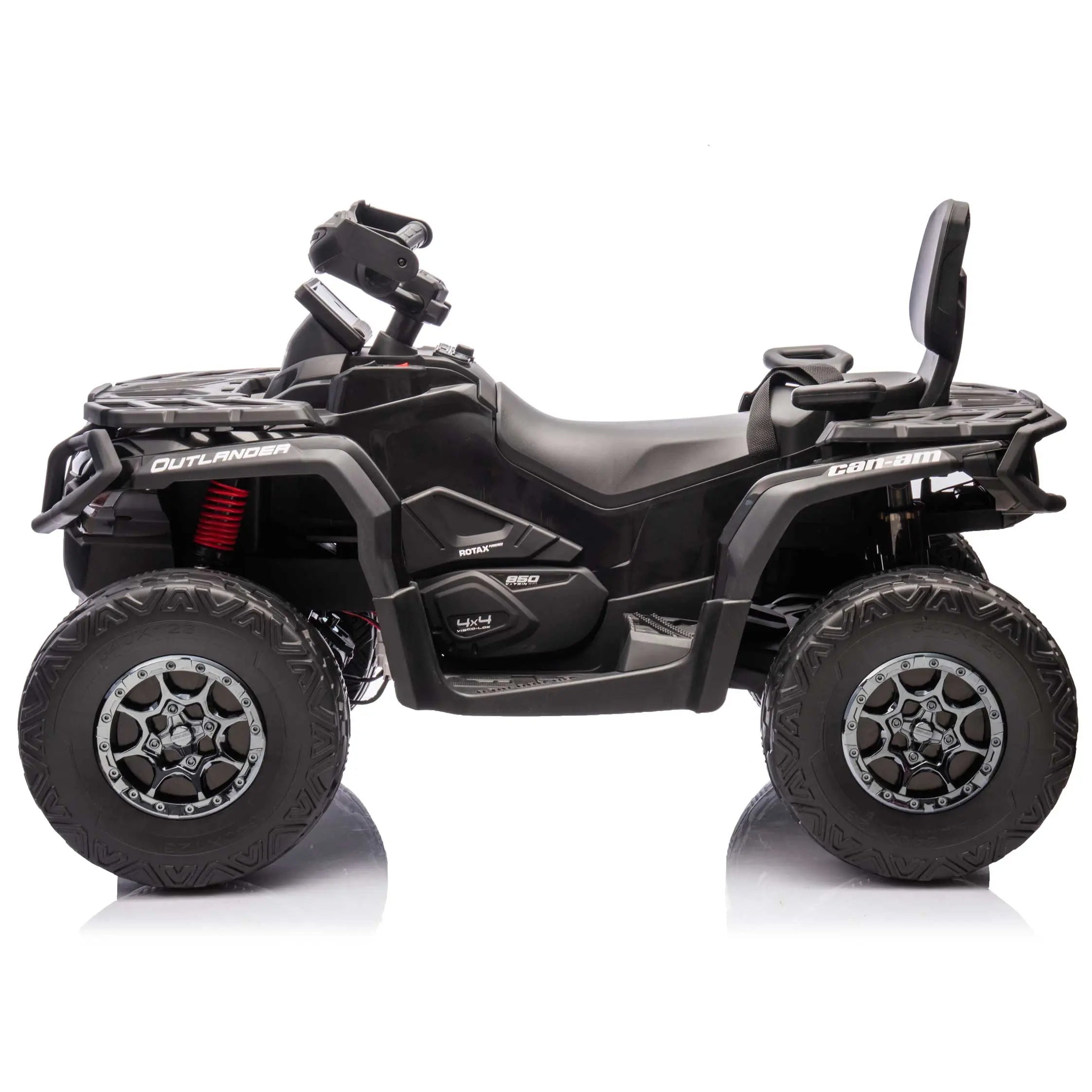 Moderno Kids Can-Am Outlander 24V 4WD Kids Ride-On ATV Quad | Black