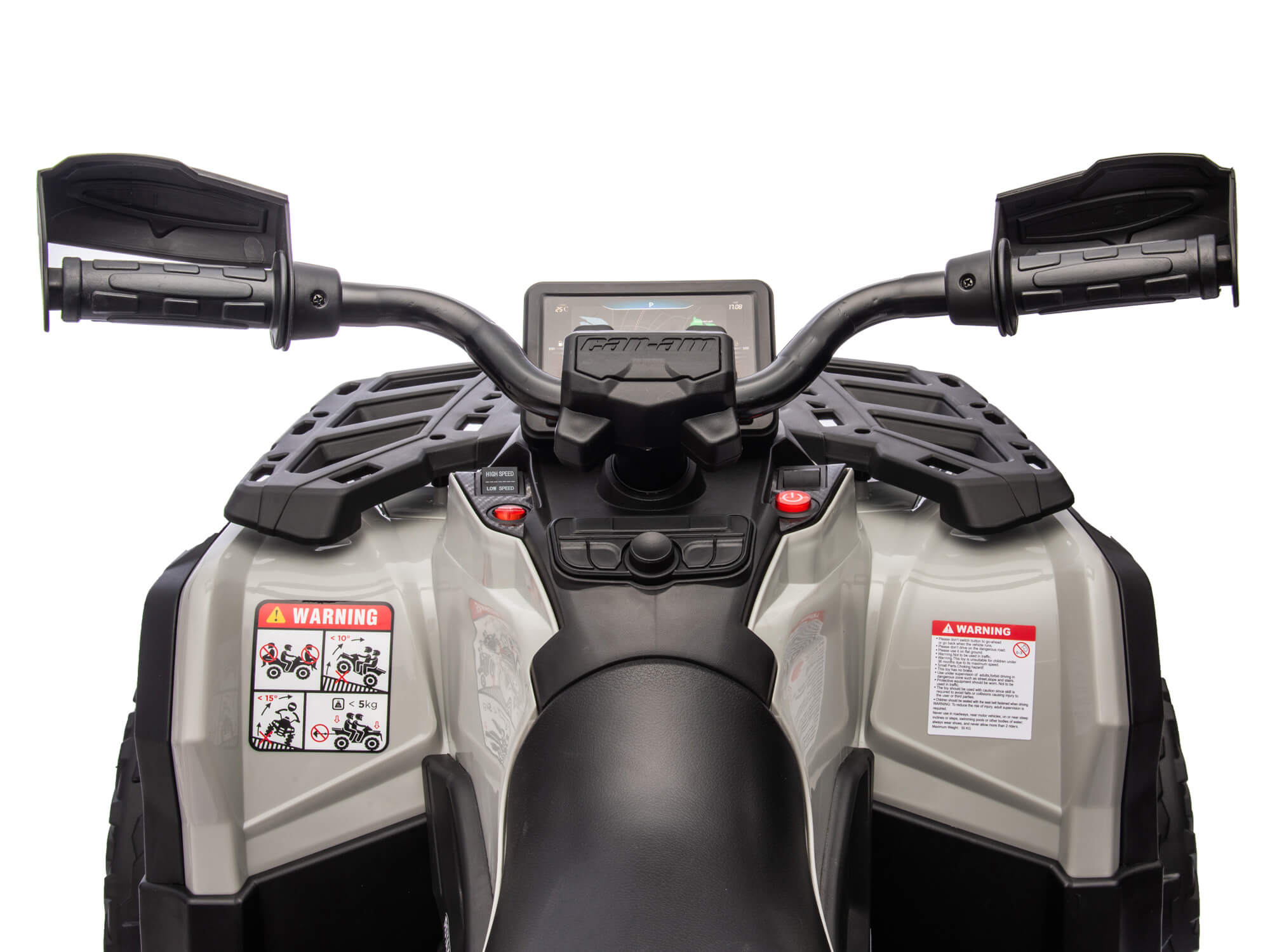 Moderno Kids Can-Am Outlander 24V 4WD Kids Ride-On ATV Quad | Gray