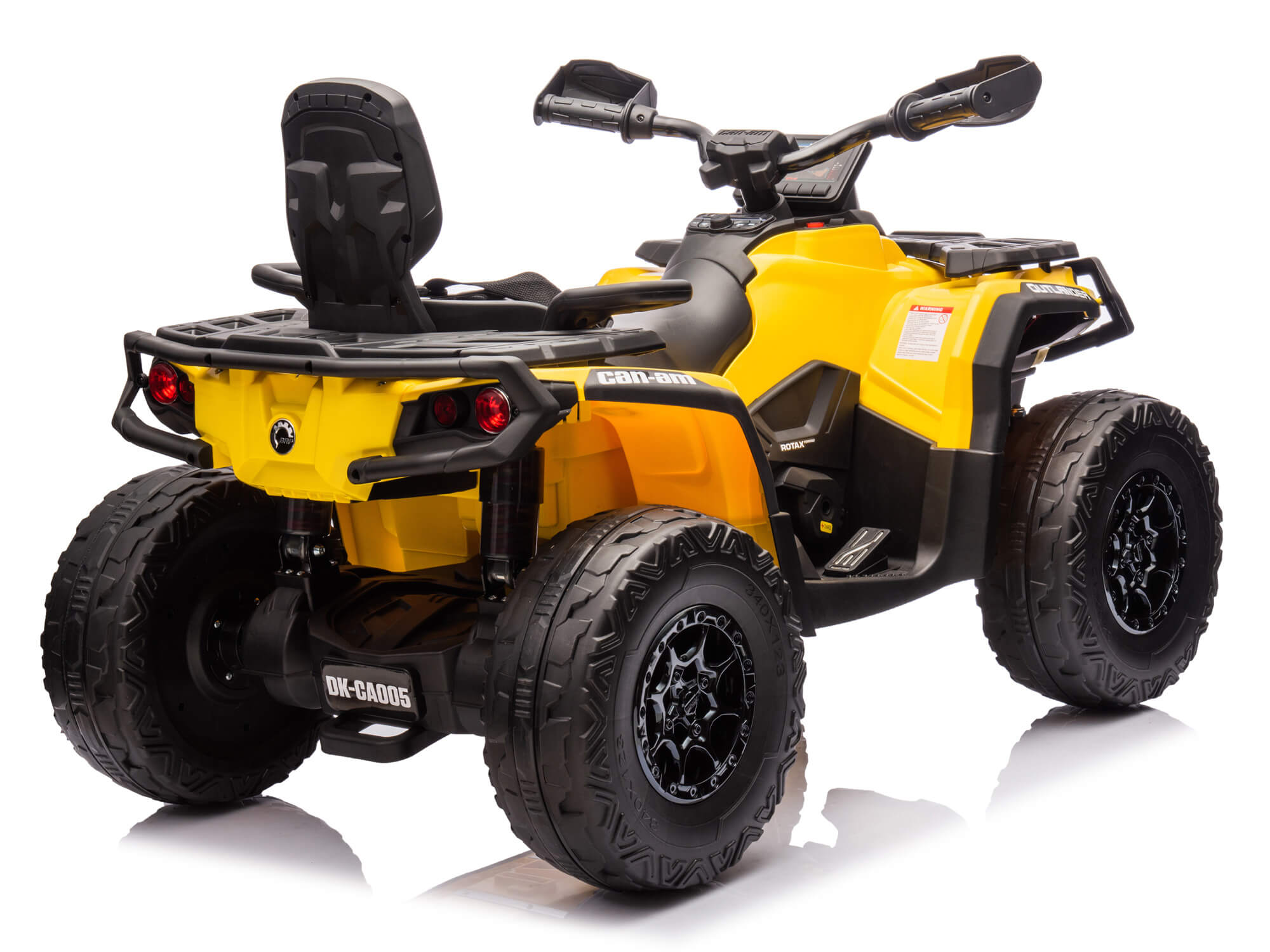Moderno Kids Can-Am Outlander 24V 4WD Kids Ride-On ATV Quad | Yellow
