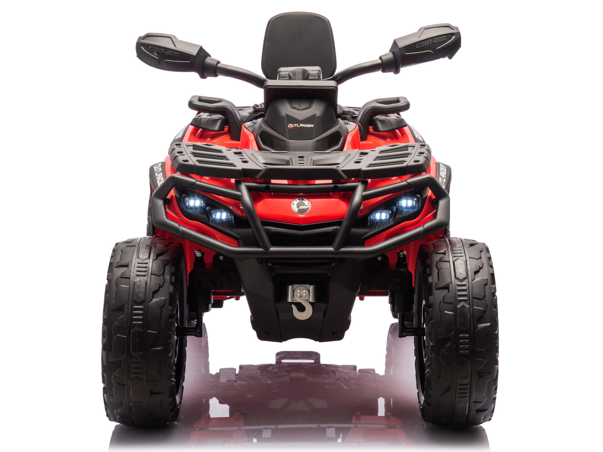 Moderno Kids Can-Am Outlander 24V 4WD Kids Ride-On ATV Quad | Red