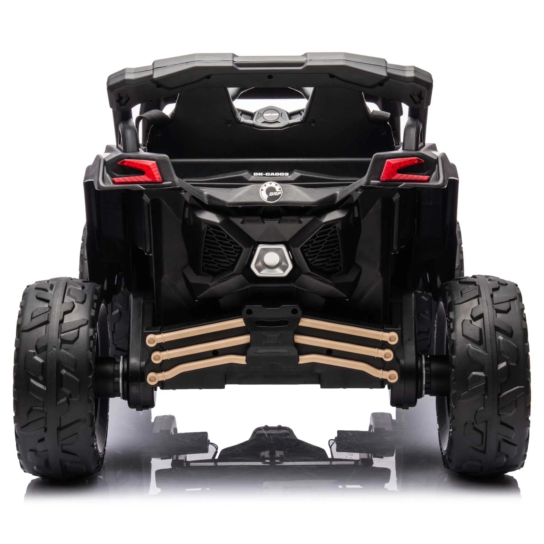 Moderno Kids Can-Am Maverick Custom Edition 24V Kids Ride-On UTV Buggy Car | Desert Tan