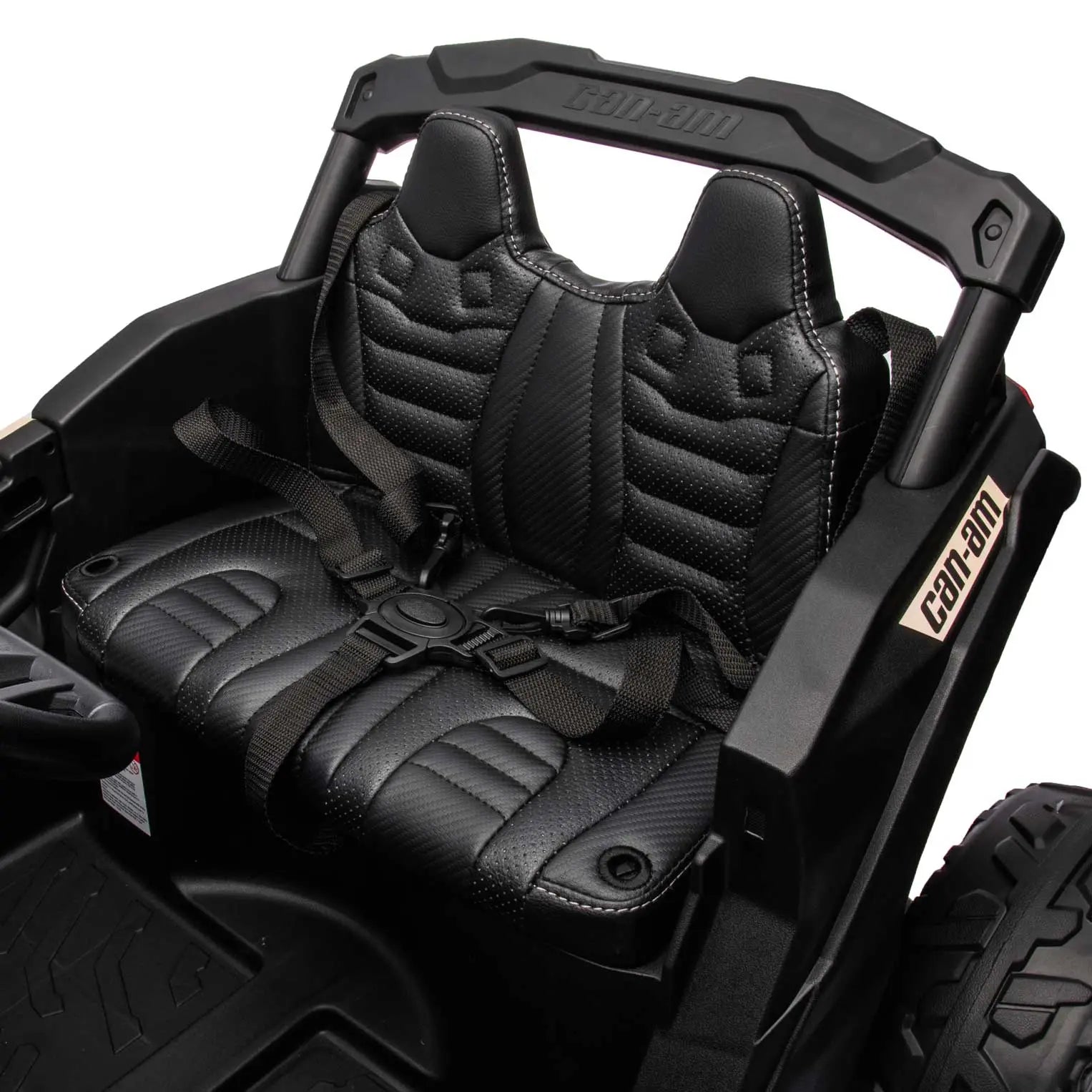 Moderno Kids Can-Am Maverick Custom Edition 24V Kids Ride-On UTV Buggy Car | Desert Tan