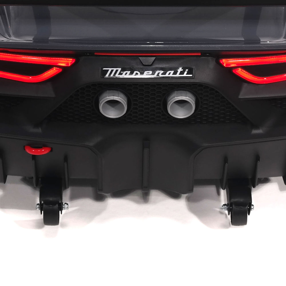 Moderno Kids Maserati GT2 24V Kids Ride-On Car with R/C Parental Remote | Gray