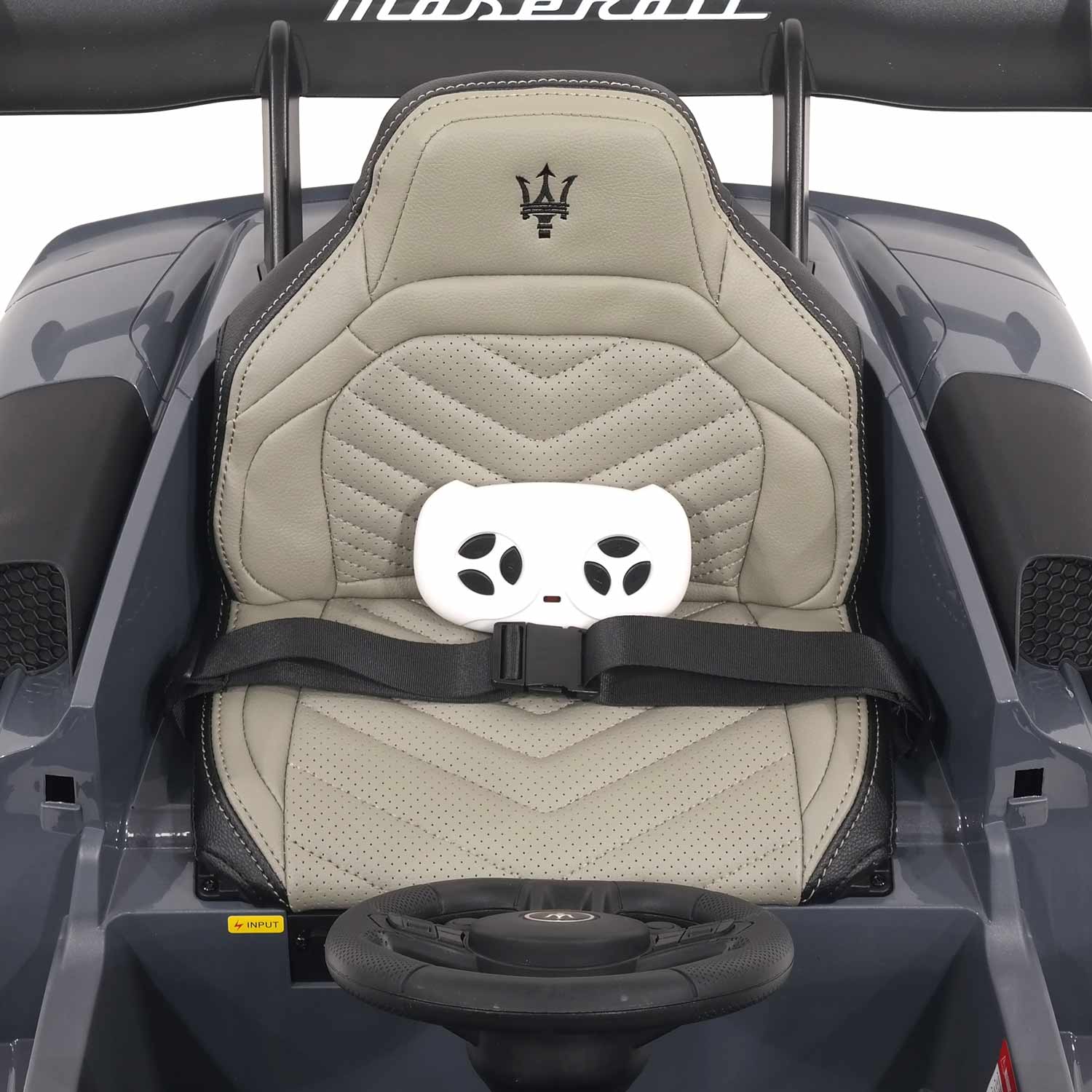 Moderno Kids Maserati GT2 24V Kids Ride-On Car with R/C Parental Remote | Gray