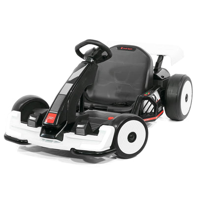Audi Sport 24V Big Kids Drifting Ride-On Go Kart | White