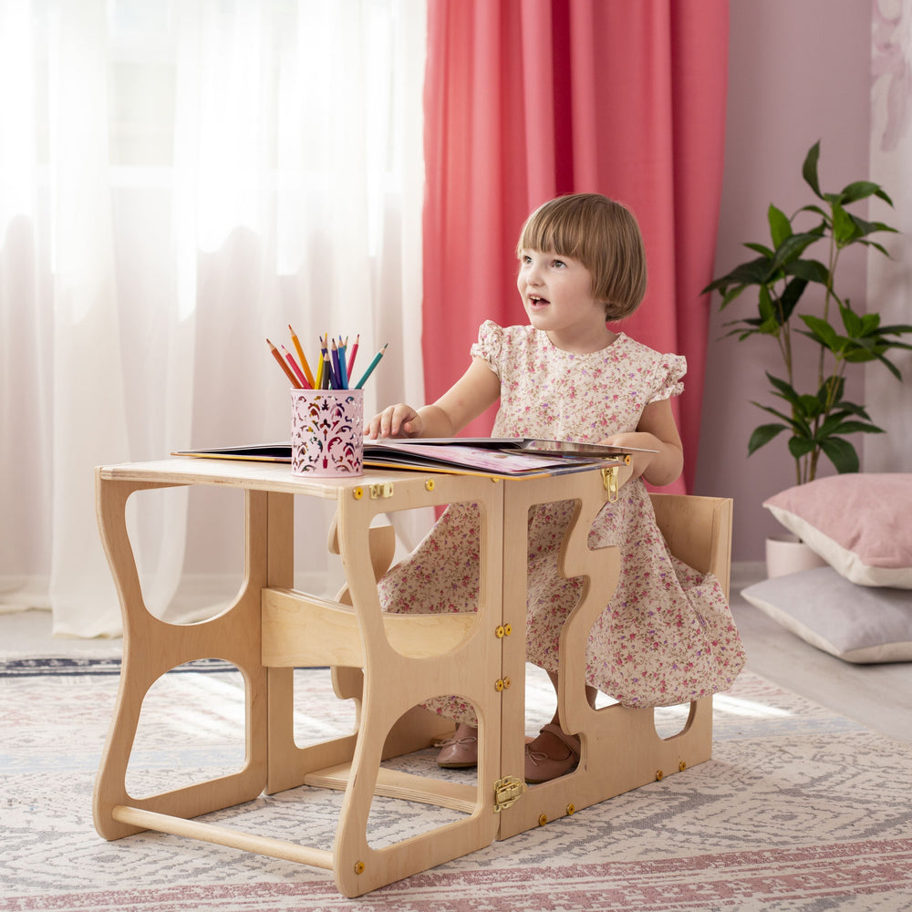 Moderno Kids Kids Convertible Kitchen Tower