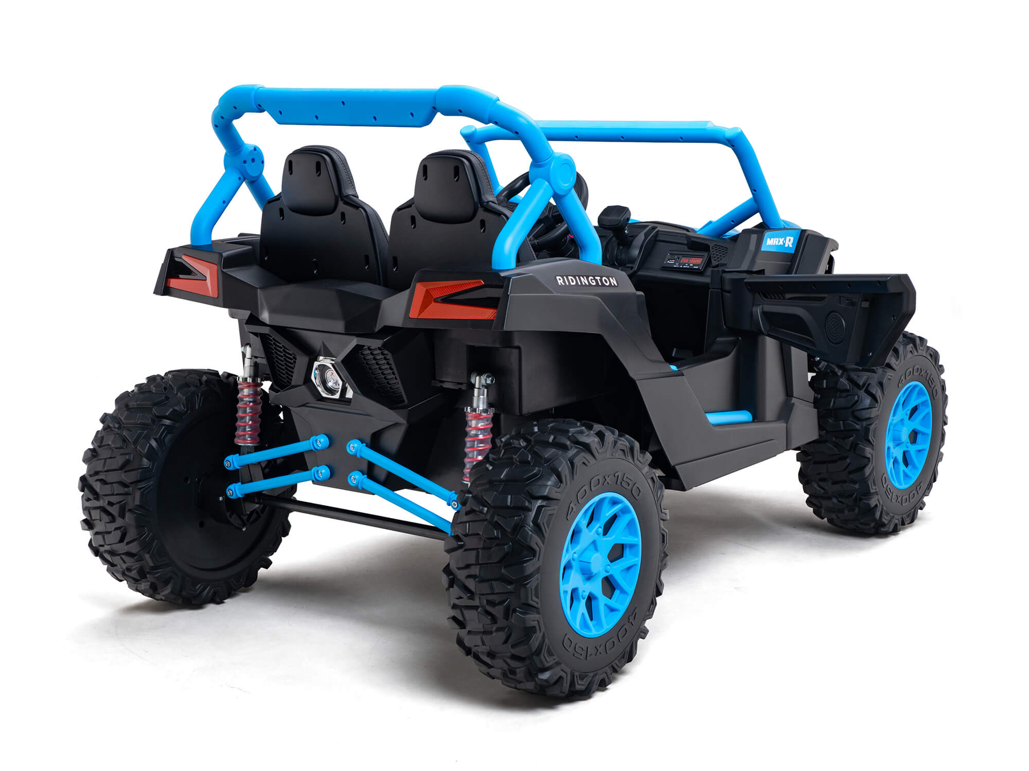 Moderno Kids Ridington MAX-R 24V Kids Ride-On UTV Buggy with R/C Parental Remote | Blue