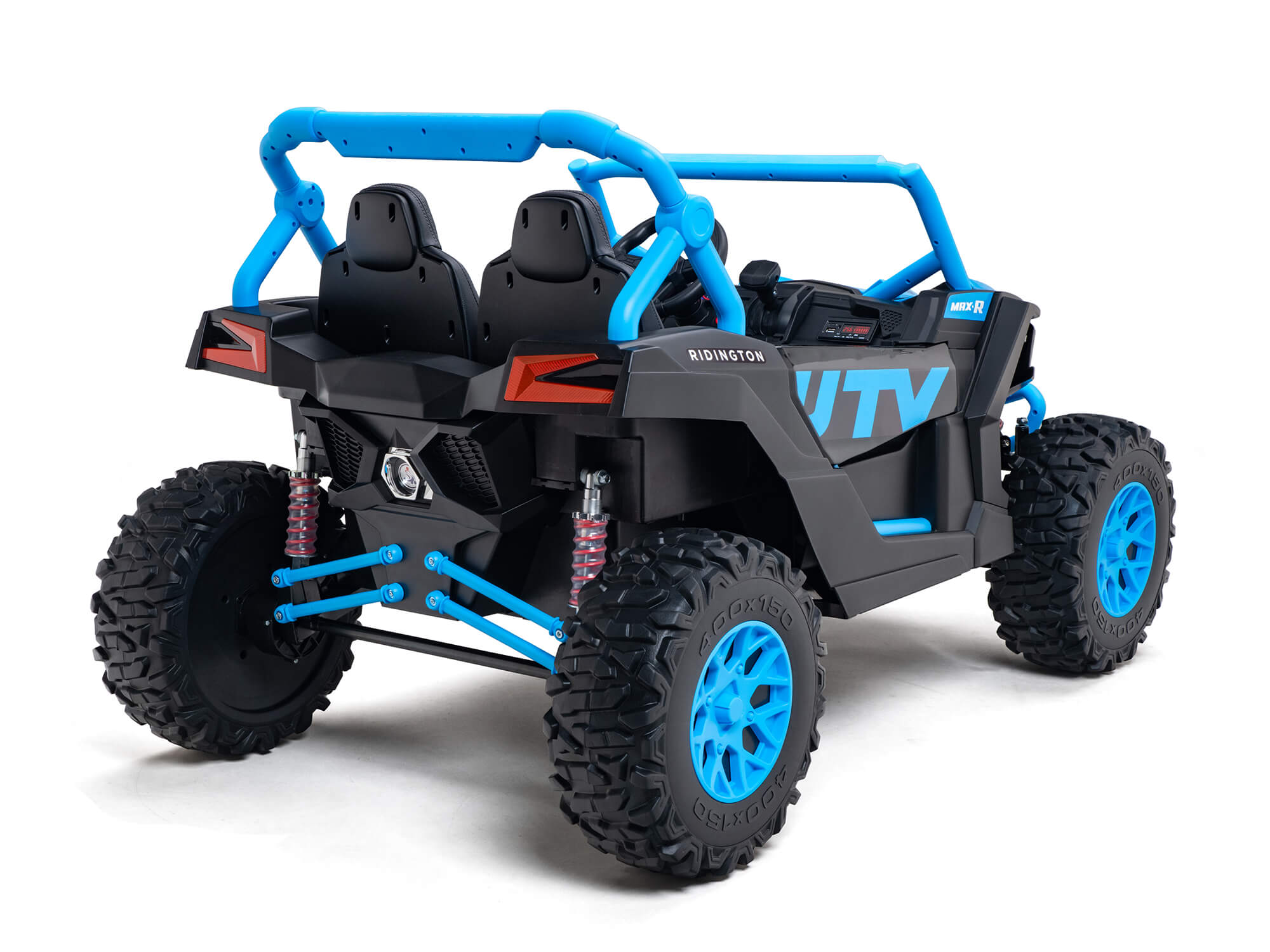 Moderno Kids Ridington MAX-R 24V Kids Ride-On UTV Buggy with R/C Parental Remote | Blue