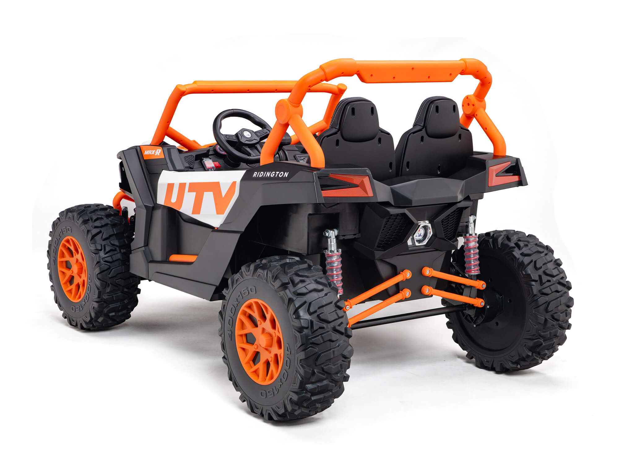 Moderno Kids Ridington MAX-R 24V Kids Ride-On UTV Buggy with R/C Parental Remote | Orange