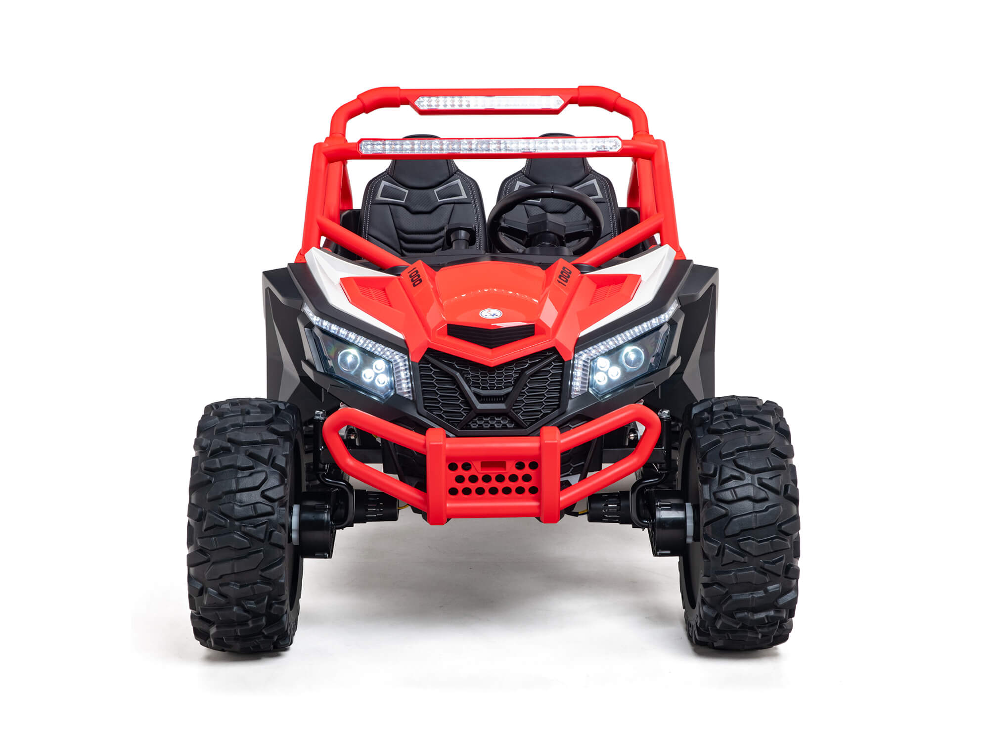 Moderno Kids Ridington MAX-R 24V Kids Ride-On UTV Buggy with R/C Parental Remote | Red-White