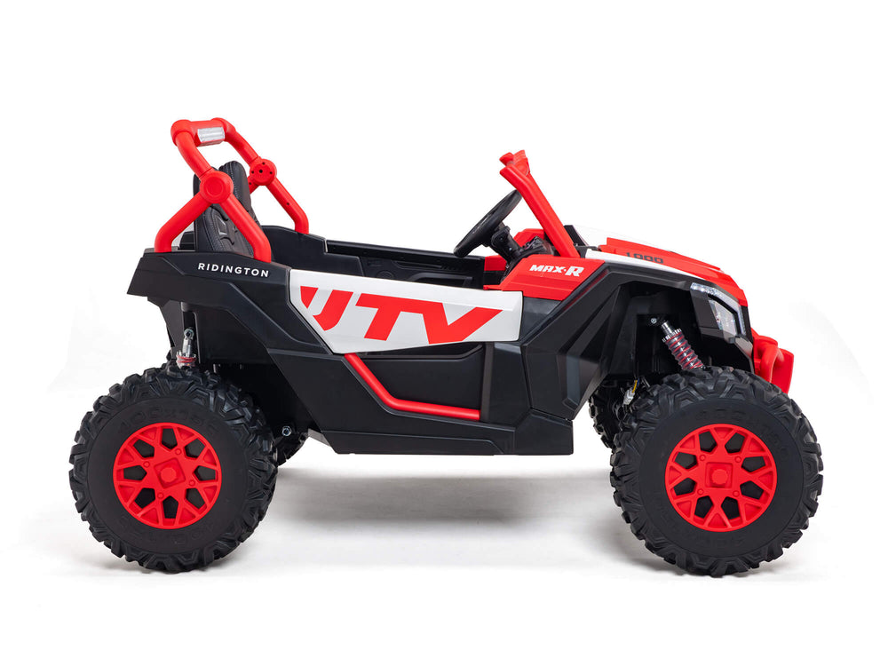 Moderno Kids Ridington MAX-R 24V Kids Ride-On UTV Buggy with R/C Parental Remote | Red-White