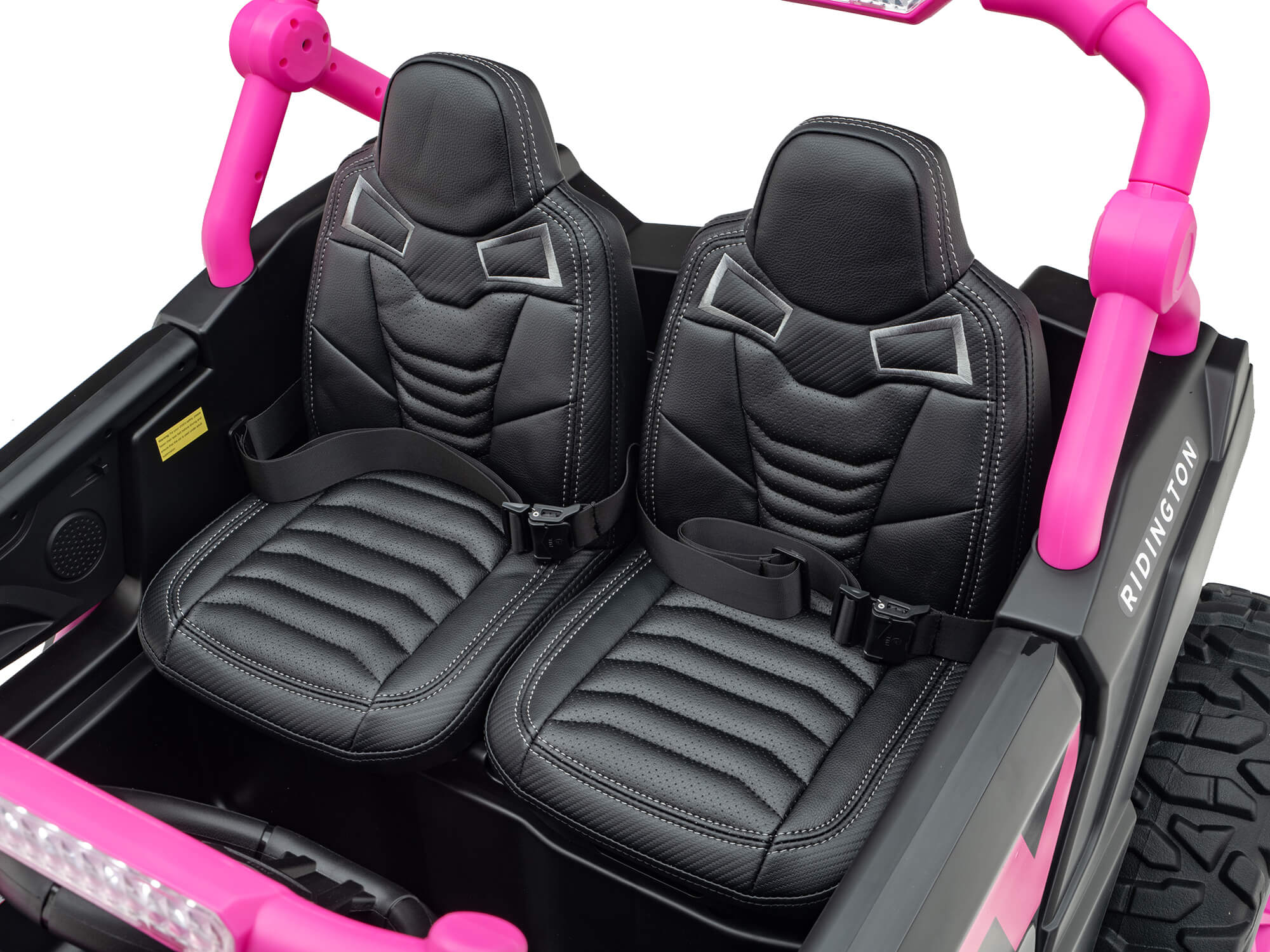Moderno Kids Ridington MAX-R 24V Kids Ride-On UTV Buggy with R/C Parental Remote | Pink