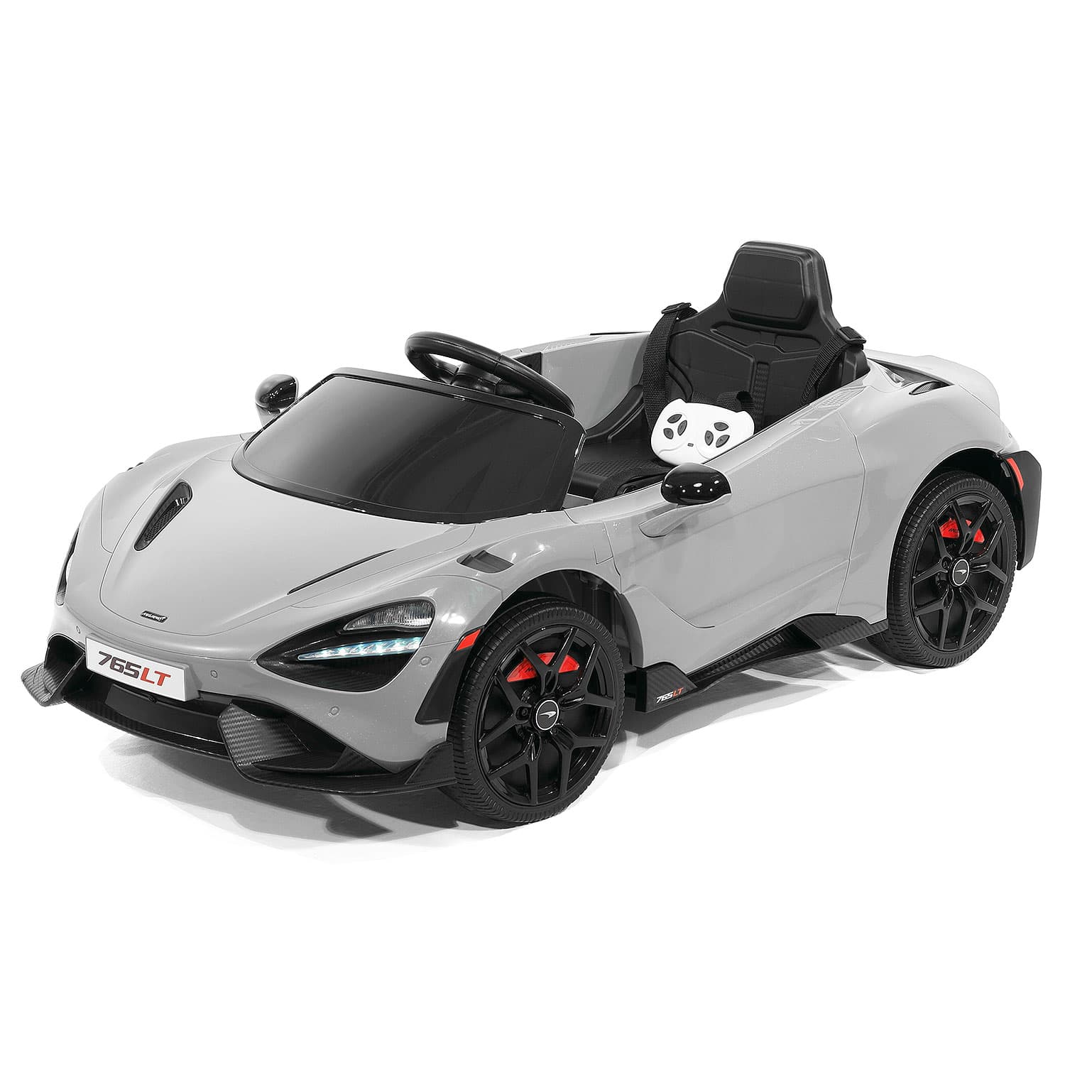 McLaren 765LT 12V Kids Ride-On Car with R/C Parental Remote | Gray
