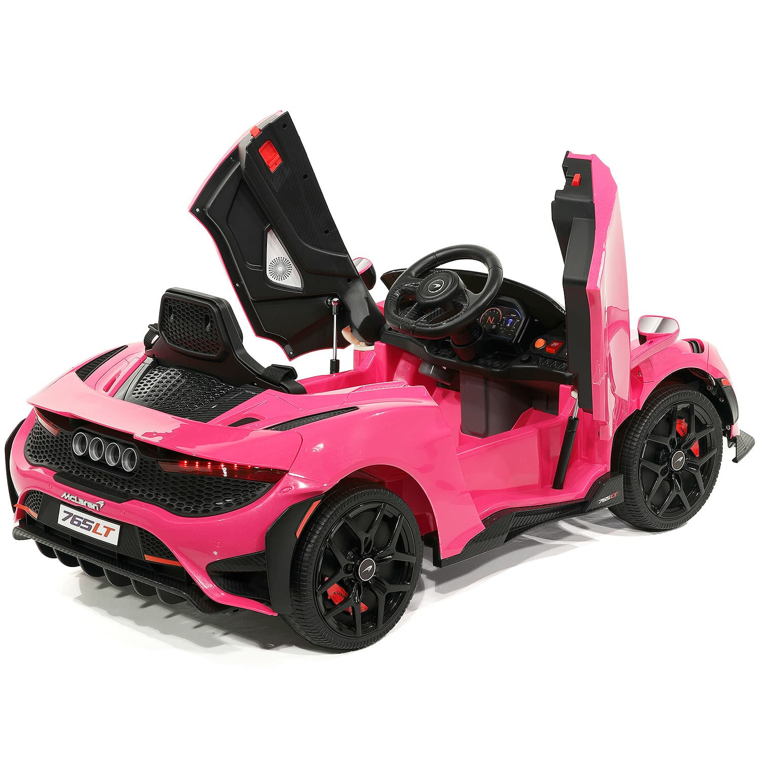  キッズカー McLaren 765LT 12V Kids Ride-On Car with R/C Parental Remote | Pink