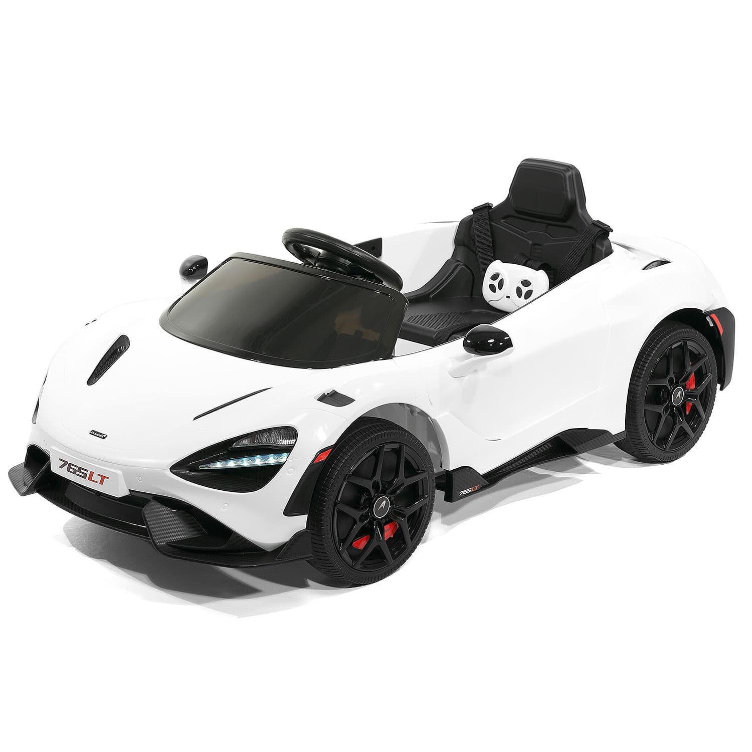 McLaren 765LT 12V Kids Ride-On Car with R/C Parental Remote | White