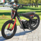 Big Kids 24V Electric Ride-On Balance Bike Scooter | Black