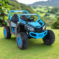 Moderno Kids Ridington MAX-R 24V Kids Ride-On UTV Buggy with R/C Parental Remote | Blue