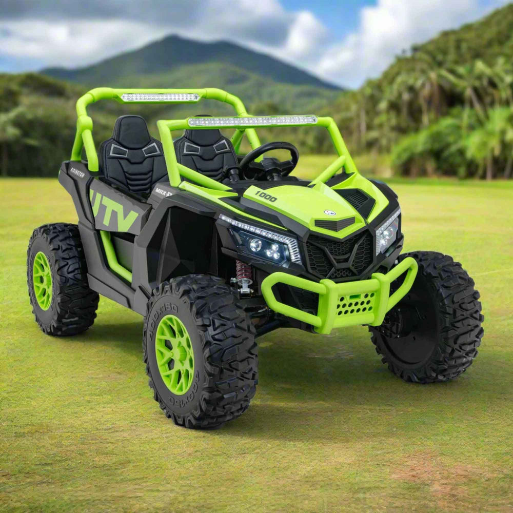 Moderno Kids Ridington MAX-R 24V Kids Ride-On UTV Buggy with R/C Parental Remote | Green