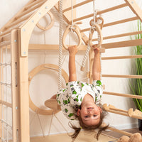 Moderno Kids Kids Wooden Climbing Playhouse
