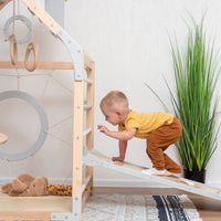 Kids Wooden Climbing Playhouse