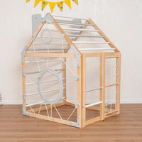 Moderno Kids Kids Wooden Climbing Playhouse