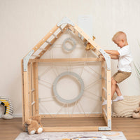 Moderno Kids Kids Wooden Climbing Playhouse