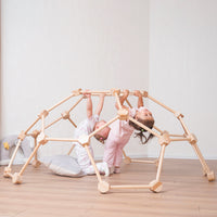 Kids Wooden Climbing Dome
