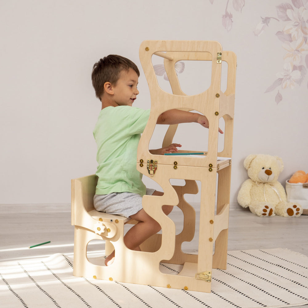 Moderno Kids Kids Convertible Kitchen Tower