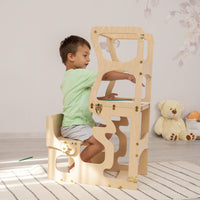 Moderno Kids Kids Convertible Kitchen Tower