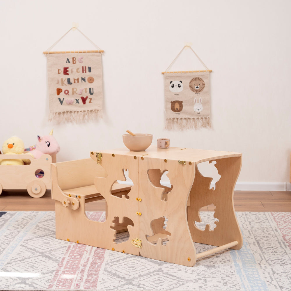 Moderno Kids Kids Convertible Kitchen Tower