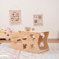 Moderno Kids Kids Convertible Kitchen Tower