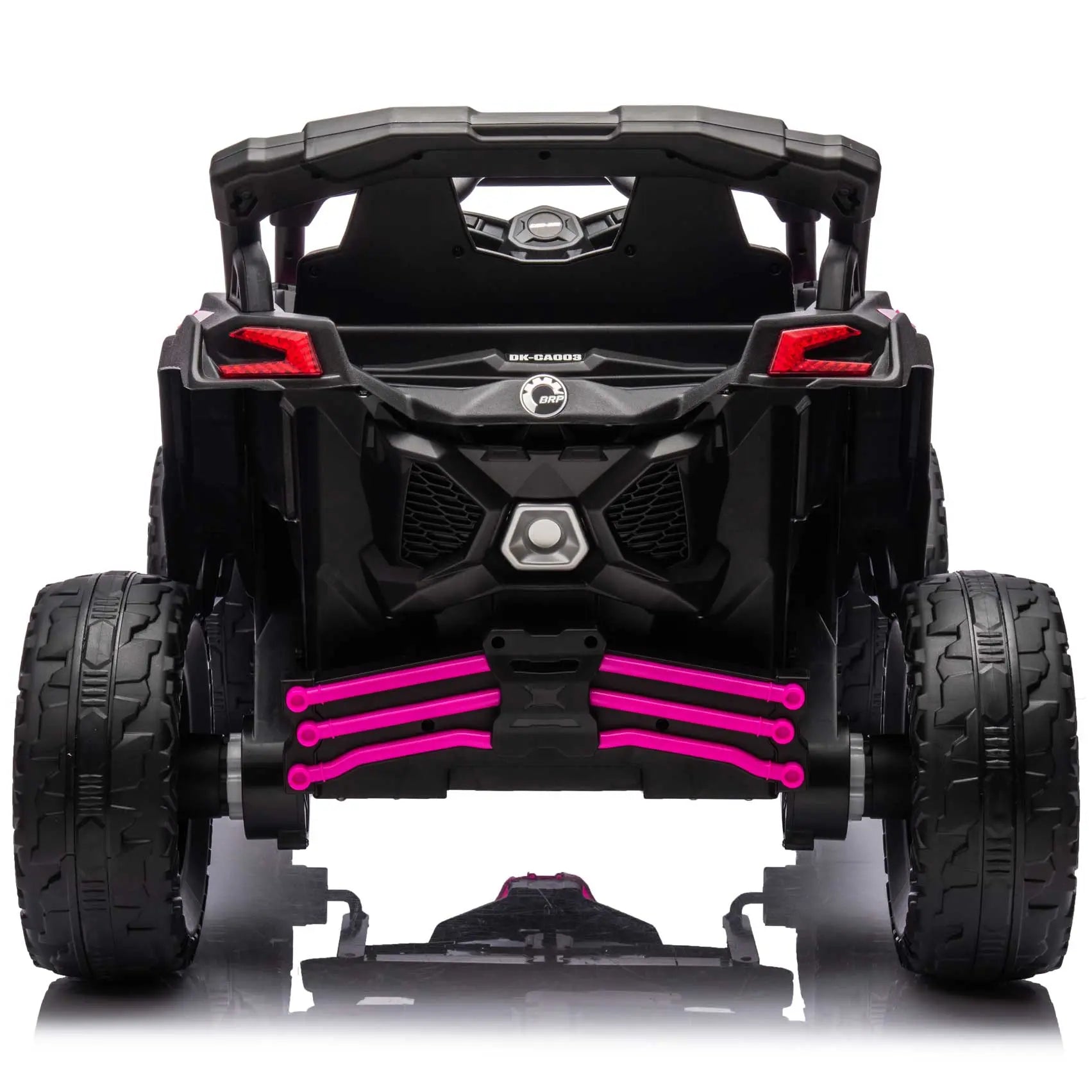 Moderno Kids Can-Am Maverick Custom Edition 24V Kids Ride-On UTV Buggy Car | Deep Pink