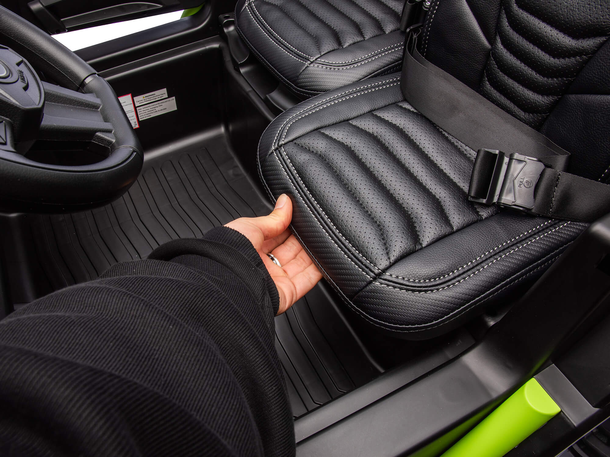 Moderno Kids Ridington MAX-R 24V Kids Ride-On UTV Buggy with R/C Parental Remote | Green