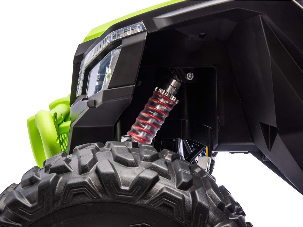 Moderno Kids Ridington MAX-R 24V Kids Ride-On UTV Buggy with R/C Parental Remote | Green