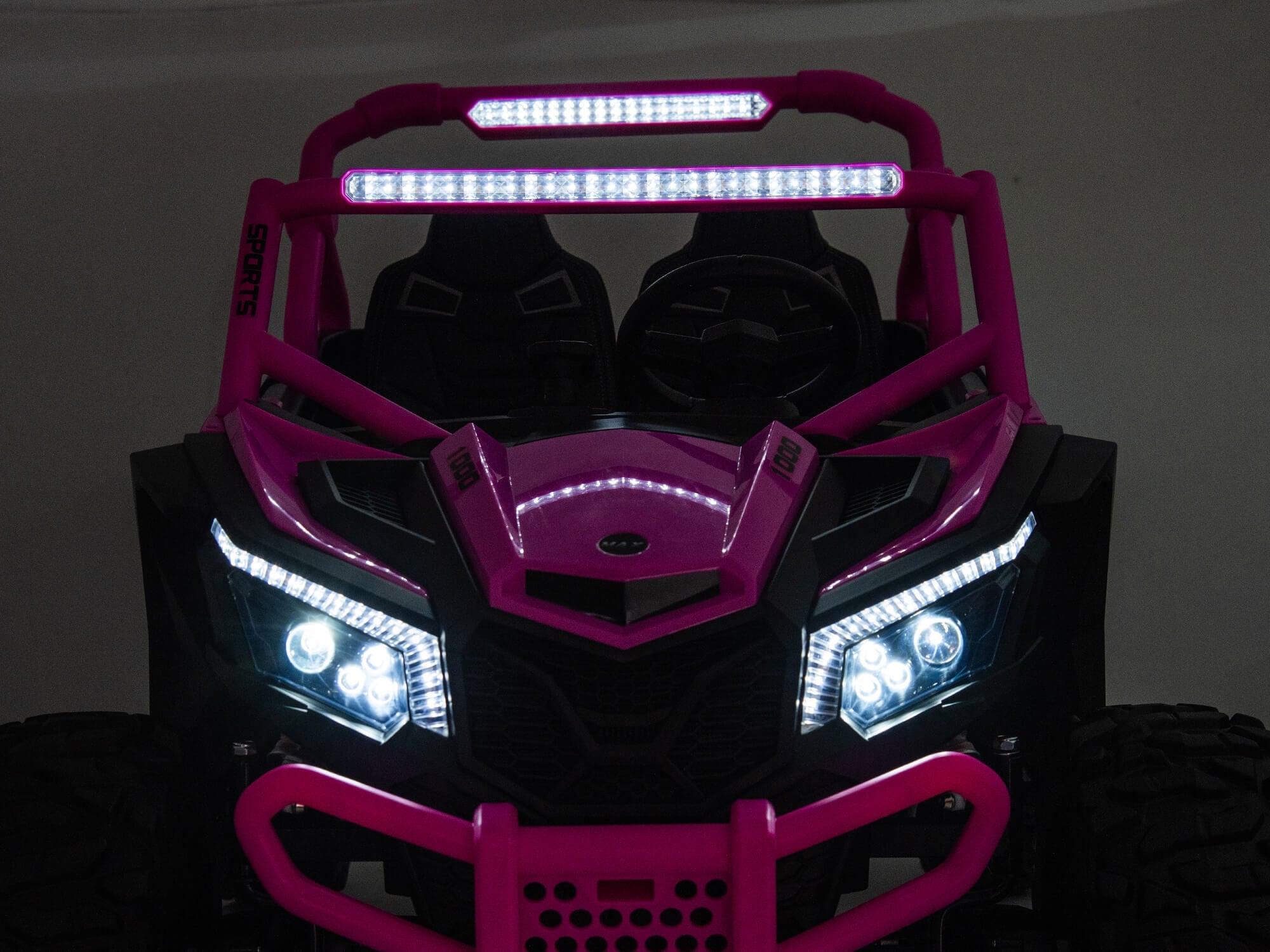 Moderno Kids Ridington MAX-R 24V Kids Ride-On UTV Buggy with R/C Parental Remote | Pink