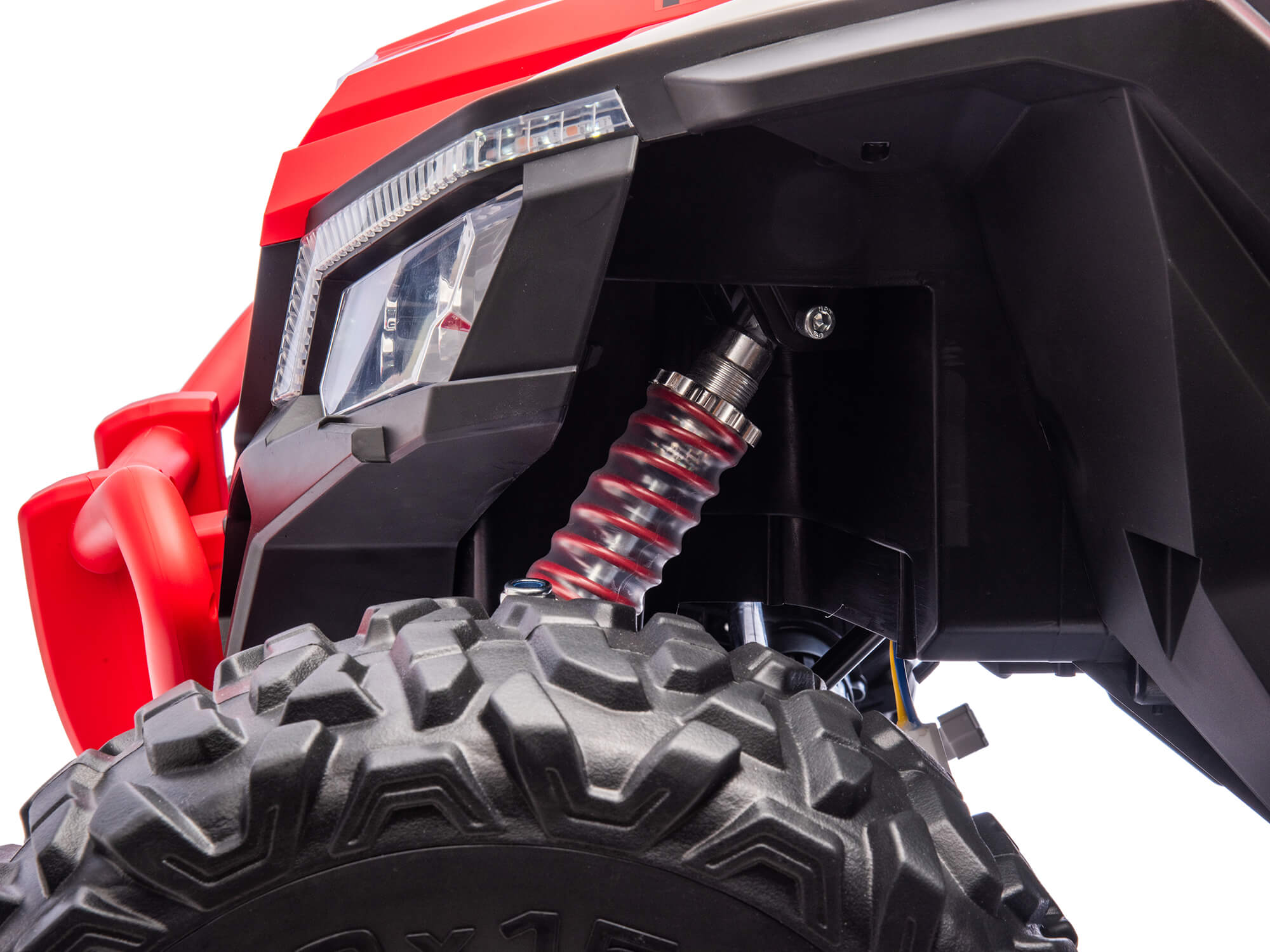 Moderno Kids Ridington MAX-R 24V Kids Ride-On UTV Buggy with R/C Parental Remote | Red-White