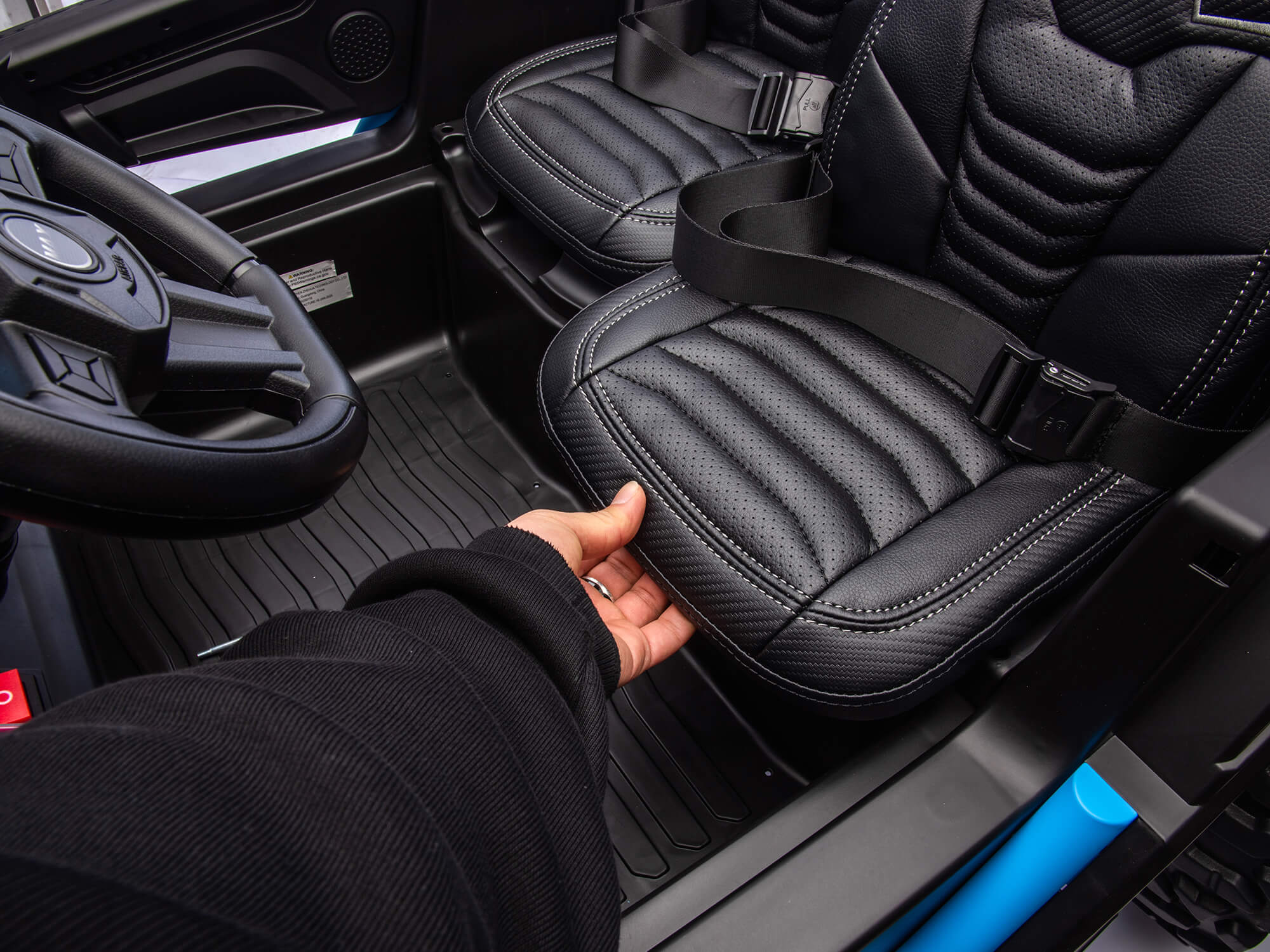 Moderno Kids Ridington MAX-R 24V Kids Ride-On UTV Buggy with R/C Parental Remote | Blue