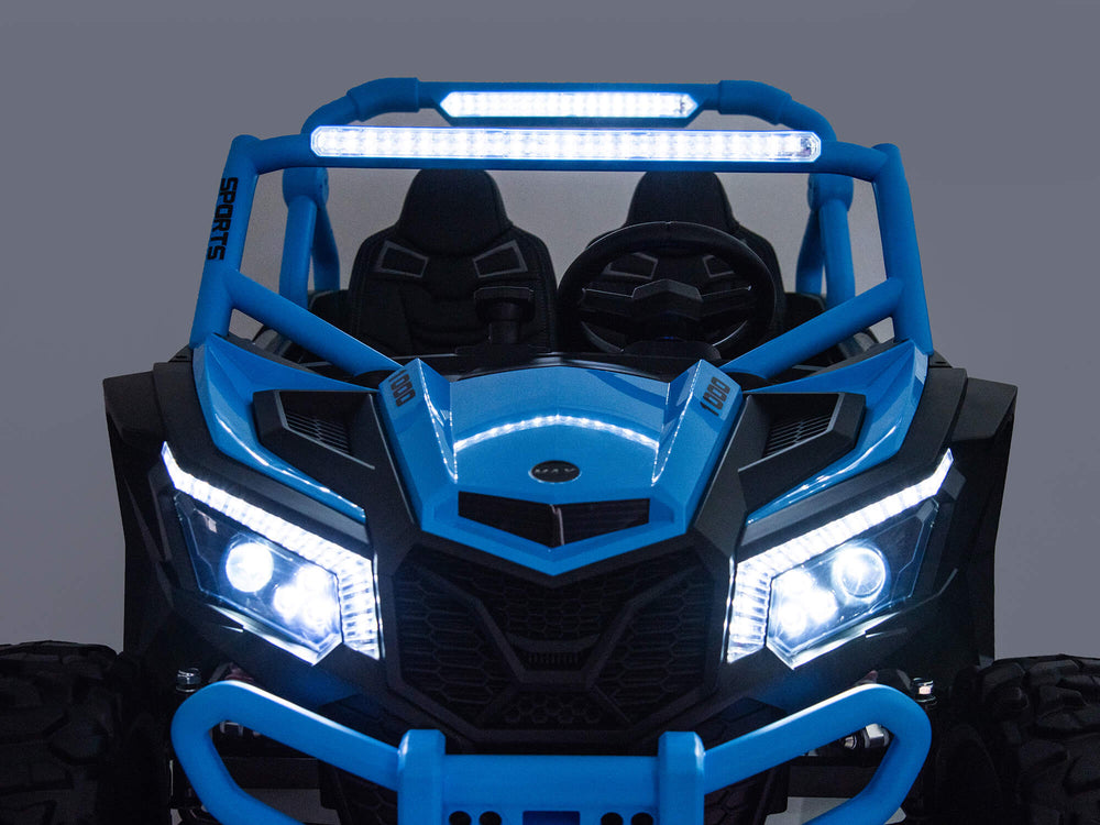Moderno Kids Ridington MAX-R 24V Kids Ride-On UTV Buggy with R/C Parental Remote | Blue