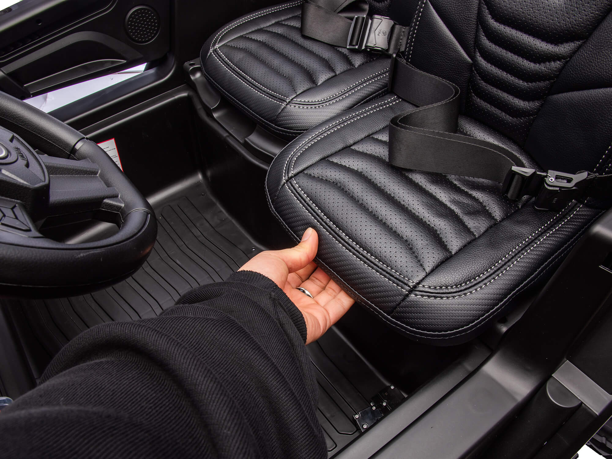 Moderno Kids Ridington MAX-R 24V Kids Ride-On UTV Buggy with R/C Parental Remote | Black