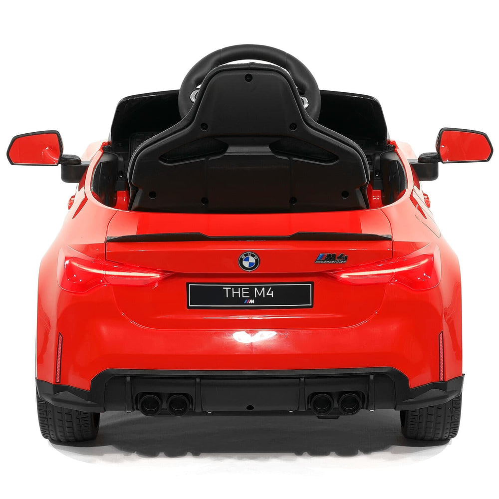 Moderno Kids BMW M4 12V Kids Ride-On Car with R/C Parental Remote | Red