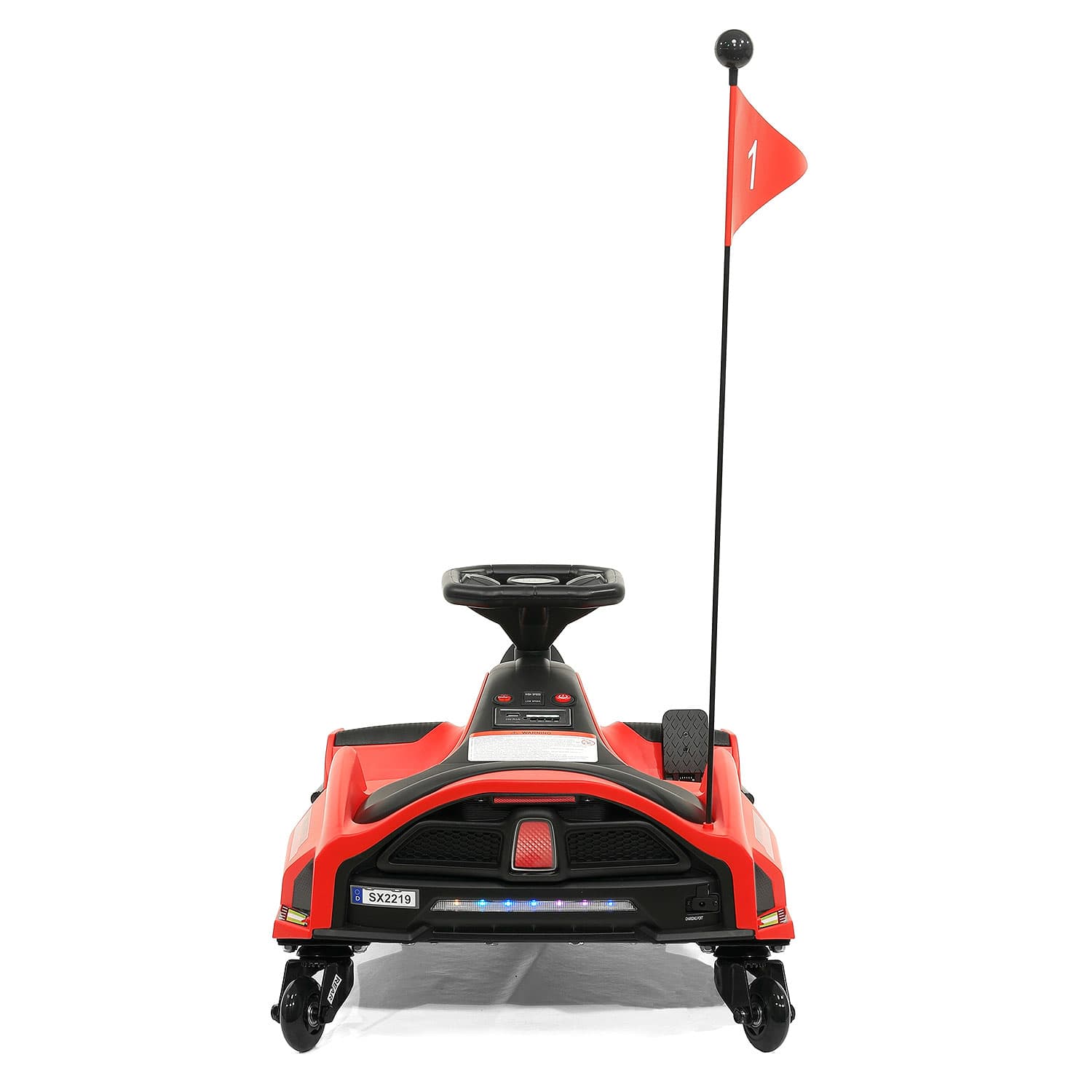 Moderno Kids 360° Drift Glider 24V Kids Ride-On Go-Kart | Red