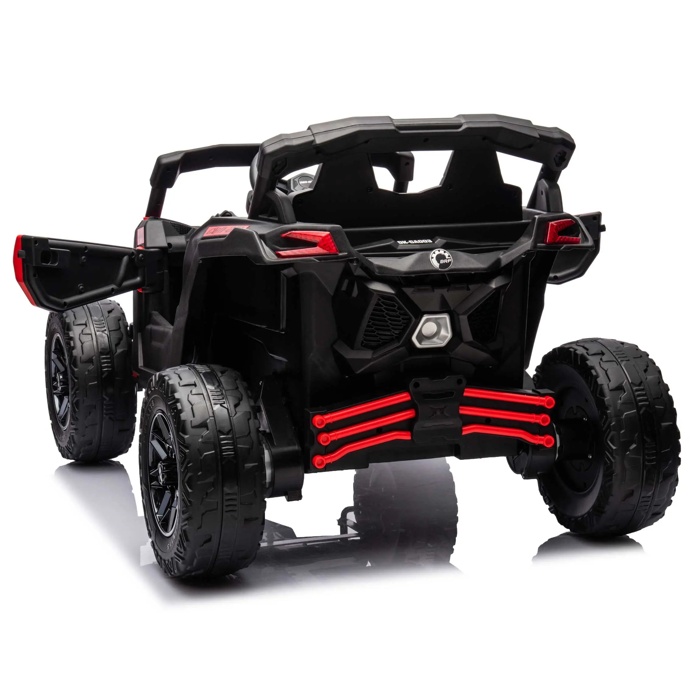 Moderno Kids Can-Am Maverick Custom Edition 24V Kids Ride-On UTV Buggy Car | Red