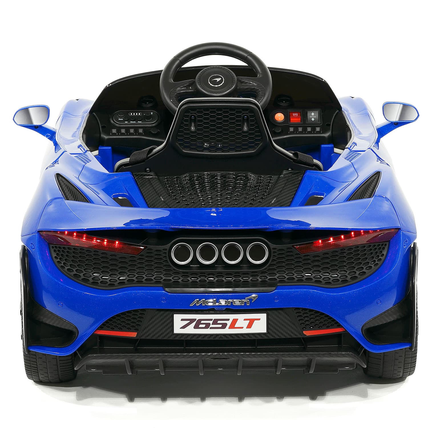 McLaren 765LT 12V Kids Ride-On Car with R/C Parental Remote | Blue