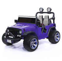 Moderno Kids Trail Explorer 24V Kids Ride-On Car Truck with R/C Parental Remote | Purple