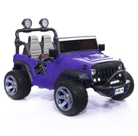 Moderno Kids Trail Explorer 24V Kids Ride-On Car Truck with R/C Parental Remote | Purple