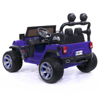 Moderno Kids Trail Explorer 24V Kids Ride-On Car Truck with R/C Parental Remote | Purple