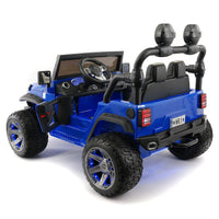 Moderno Kids Trail Explorer 24V Kids Ride-On Car Truck with R/C Parental Remote | Blue