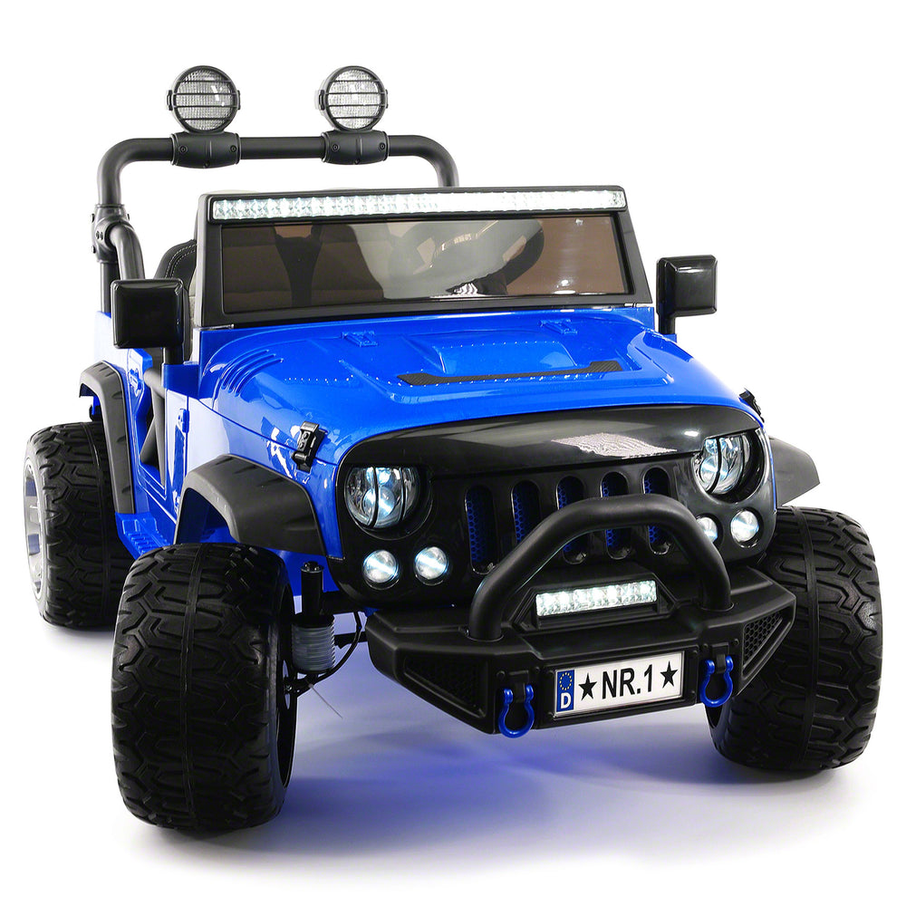 Trail Explorer 12V Kids Ride On Car Truck with R C Parental Remote S